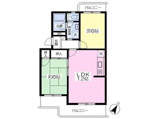 マンションヒマワリ【2階】の間取り