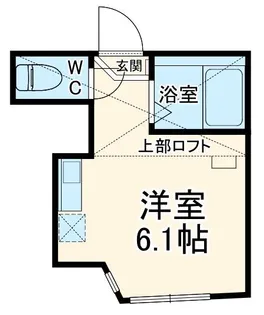 ユナイト野川ブリュッセル【2階】の間取り