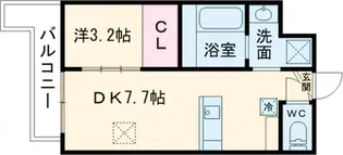 フクダ不動産新大宮マンション【5階】の間取り