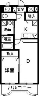 NNMマンションB【1階】の間取り