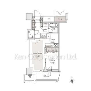 OIMACHI TRACKS RESIDENCE【23階】の間取り