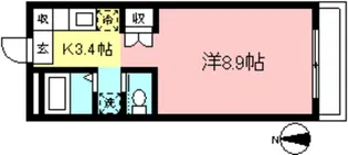 えのき2番館【2階】の間取り