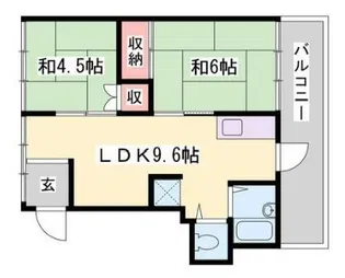 梶浦ビル【3階】の間取り