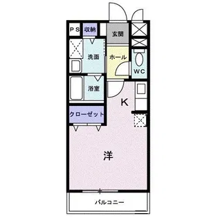 ジュネス4【3階】の間取り