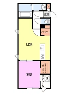 PETTO神田【2階】の間取り