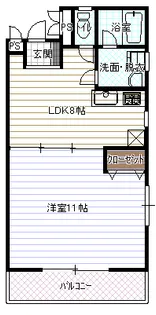 コスモ・トベ【3階】の間取り