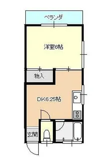 コーポ アオガキ【2階】の間取り