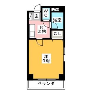 ハートイン若葉台 N棟【3階】の間取り