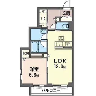 シャーメゾン リュウ【1階】の間取り