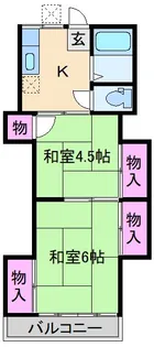 トーヤV【2階】の間取り