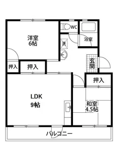 マンション佐鳴台【1階】の間取り
