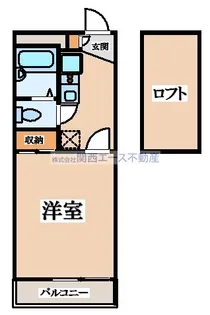 レオパレスパリワール【1階】の間取り