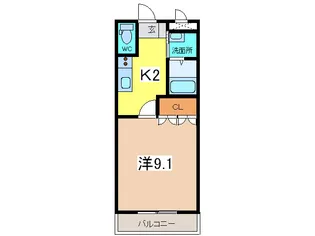リープ ハイム【2階】の間取り