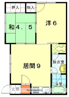 コンフレール湯川【2階】の間取り