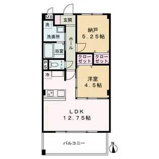 タイセイパレス・ルミエスタ【1階】の間取り