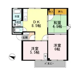 神奈川県伊勢原市桜台3【マンション】の間取り