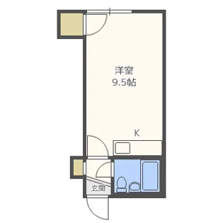 ブルーベル北17【2階】の間取り