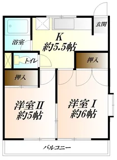 レジデンスコグレ【1階】の間取り