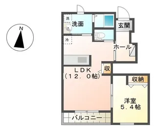 千葉県茂原市早野【アパート】の間取り