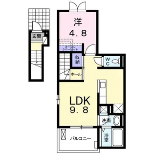 エクセル【2階】の間取り