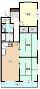 ハイライフ和誠【4階】の間取り