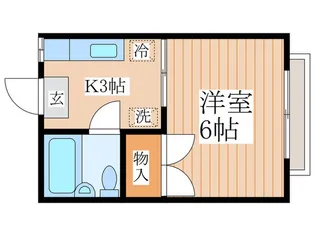 コスモス花小金井【1階】の間取り