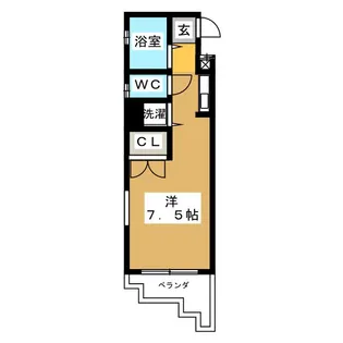 ロイヤル熱田【1階】の間取り