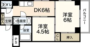 アピアレンス前田【8階】の間取り