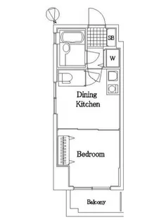 ライオンズシティ府中【2階】の間取り