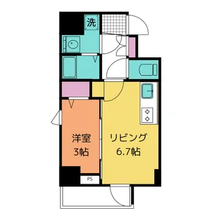 エスリードレジデンス上前津フロント【2階】の間取り