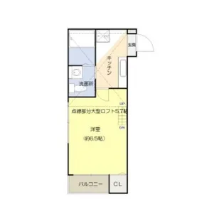 コンパートメントハウス鳩ヶ谷I【2階】の間取り