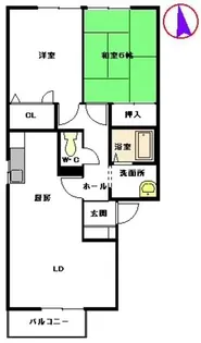 フォーレス金松 A棟【2階】の間取り