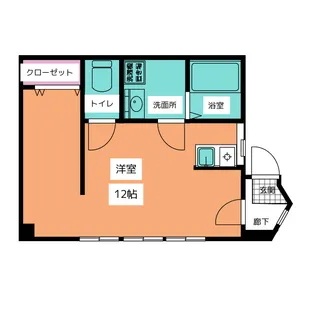 CHERRY ROCK BD【5階】の間取り