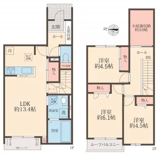 ル・ドージュの間取り