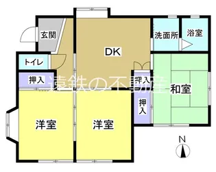 静岡県袋井市高尾【一戸建】の間取り