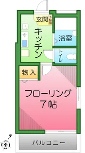 ベルメゾン【2階】の間取り