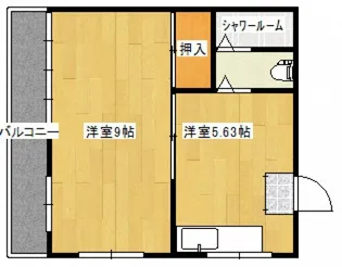 やまもとビル【3階】の間取り