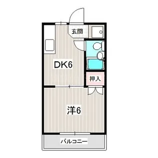 ロイヤルシングル【3階】の間取り
