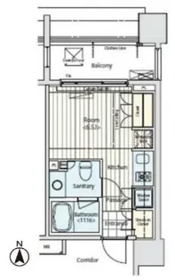 イプセ蒲田【12階】の間取り