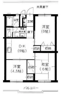実穂マンション【2階】の間取り
