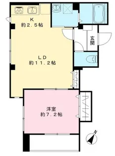 東京都世田谷区野毛3【マンション】の間取り