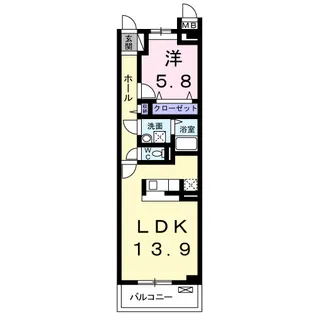 プリムローズ【3階】の間取り