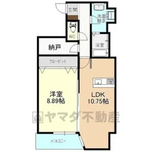 グランパセオ元今泉【5階】の間取り