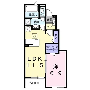 アンフィニ【1階】の間取り