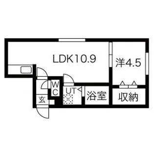 ユーゴーズS5【5階】の間取り