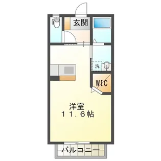 オレンジコート【1階】の間取り