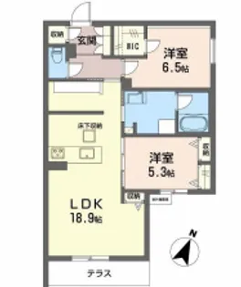 大阪府吹田市山田東4【マンション】の間取り