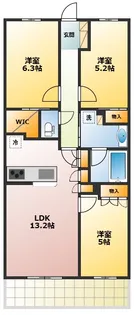 KDXレジデンス武蔵境II【2階】の間取り