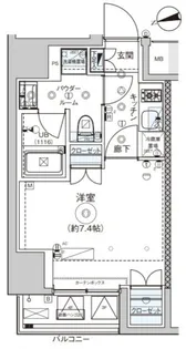 ドムス・スタイル浅草【4階】の間取り