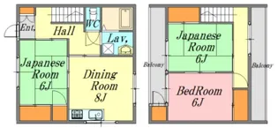 広島県広島市佐伯区五日市中央1【アパート】の間取り